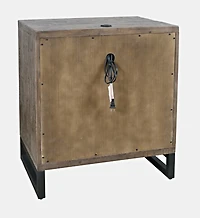 East Hampton Distressed Gray Nightstand