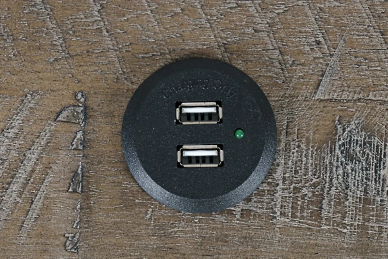 East Hampton Distressed Gray Nightstand