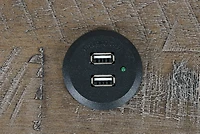 East Hampton Distressed Gray Nightstand