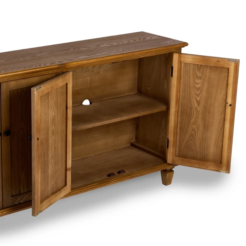 Kipton 4-Door Wood Cabinet