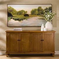 Kipton 4-Door Wood Cabinet