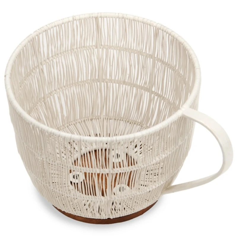 White Wire Coffee Pod Basket