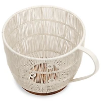 White Wire Coffee Pod Basket