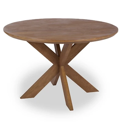 Round Natural Wood Kingston Dining Table