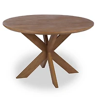 Round Natural Wood Kingston Dining Table