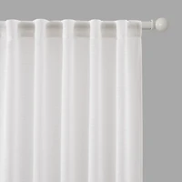 Rachel Ashwell White Willow Curtain Set, 96 in.