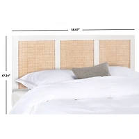 Safavieh Vienna White Cane Full Size Headboard