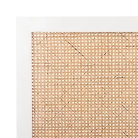 Safavieh Vienna White Cane Queen Size Headboard