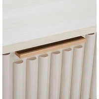 Safavieh Lylia Bleached Ribbed 2-Drawer Nightstand