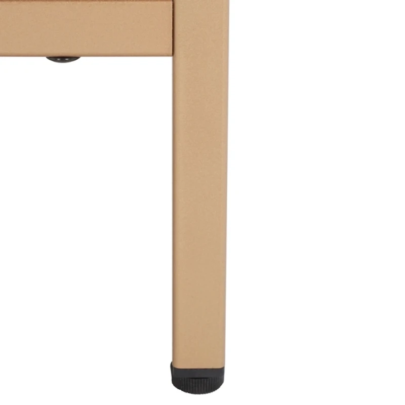 Safavieh Lylia Bleached Ribbed 2-Drawer Nightstand