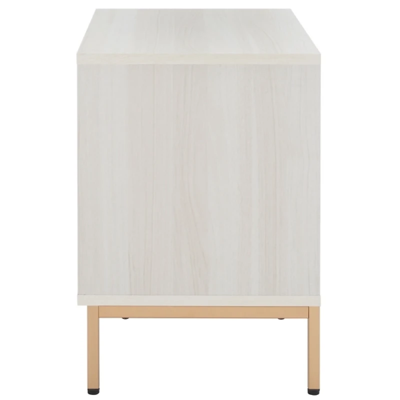 Safavieh Lylia Bleached Ribbed 2-Drawer Nightstand