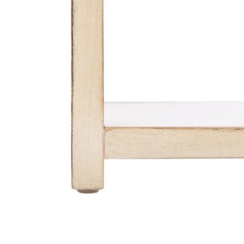 Safavieh Sadie Antique White Nightstand with Shelf