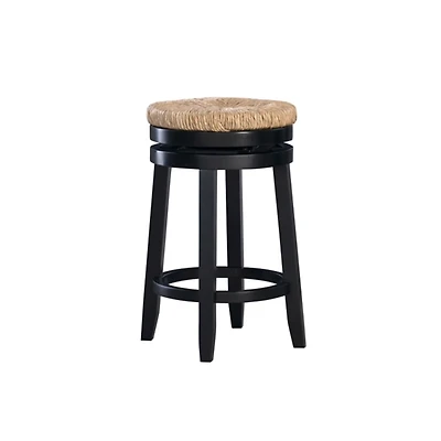 Maya Seagrass Swivel Counter Stool