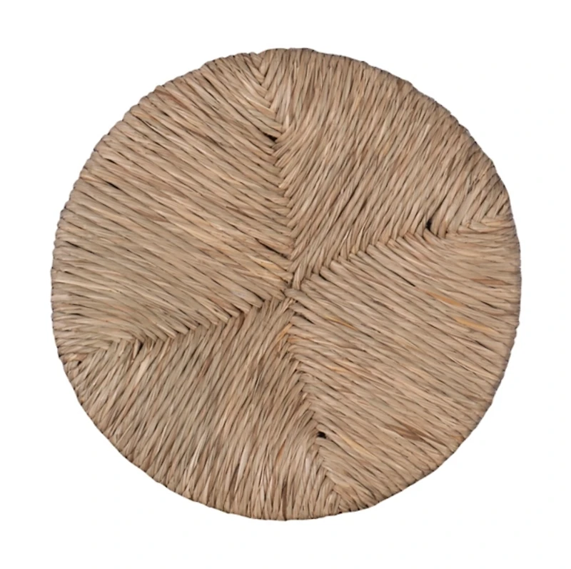 Maya Seagrass White Swivel Counter Stool