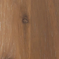 Auden Glass and Natural Wood Round Dining Table