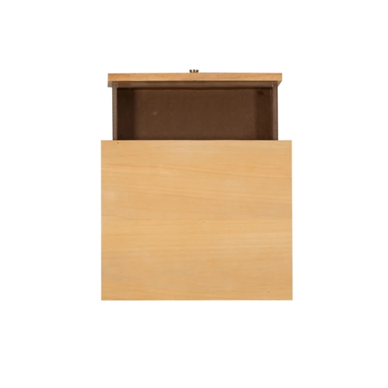 Cassie Cane and Wood Nightstand