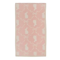 Pink Bunny and Bow Table Runner