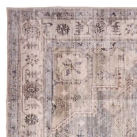 Gray Jackson Washable Area Rug, 5x8