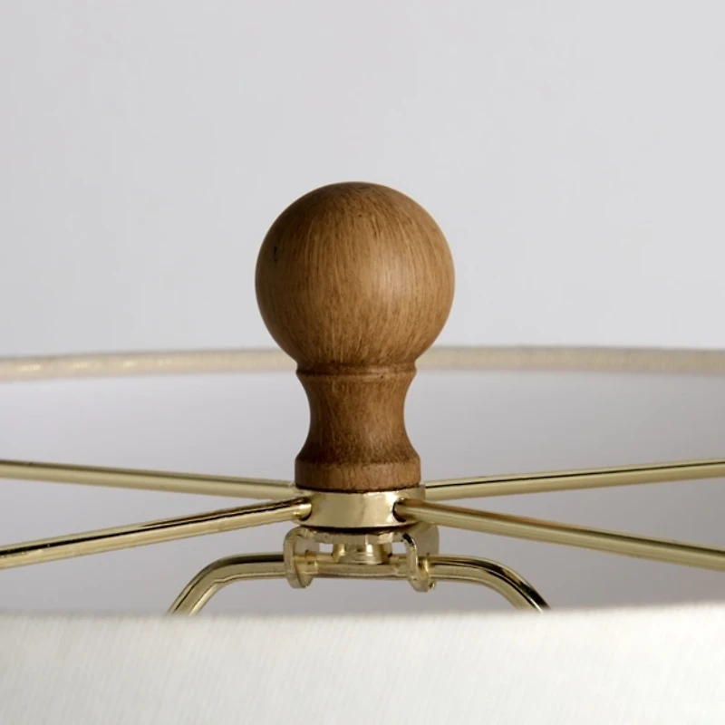 Faux Driftwood Table Lamp