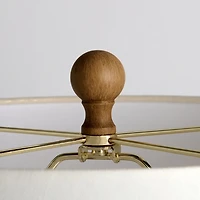 Faux Driftwood Table Lamp