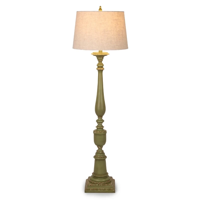 Sage Green Parlor Floor Lamp