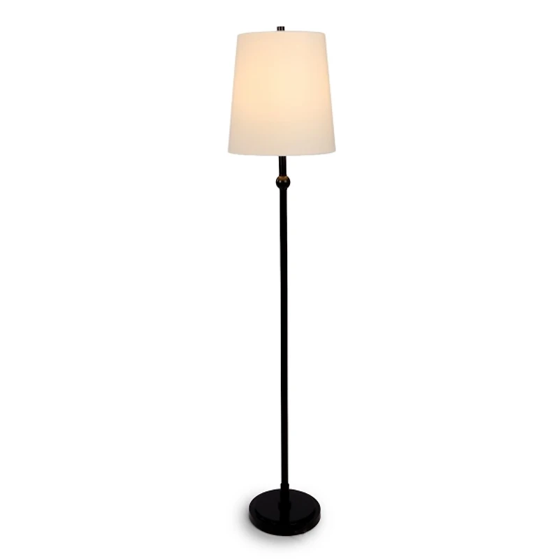 Black Iron Minimalist Floor Lamp