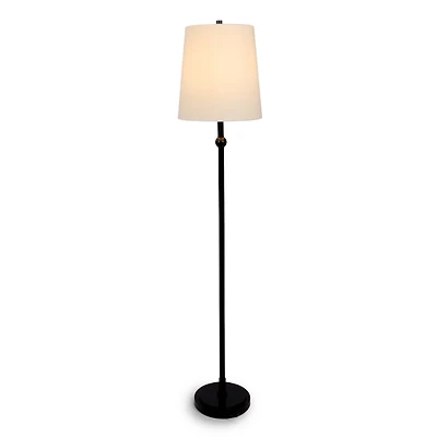 Black Iron Minimalist Floor Lamp