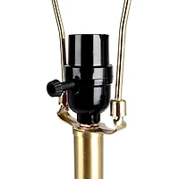 Gold Metal Skinny Floor Lamp