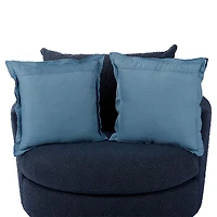Blue Josie Tonal Flange Pillows, Set of 2