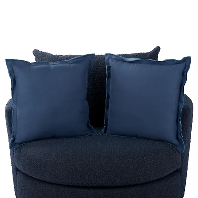 Blue Josie Tonal Flange Pillows, Set of 2