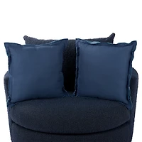Blue Josie Tonal Flange Pillows, Set of 2
