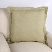 Emma Sage Flange Pillow