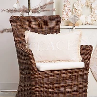 Coastal Peace Christmas Pillow