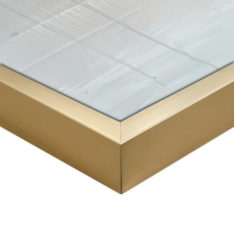 Morning Light Gold Framed Canvas Art Print