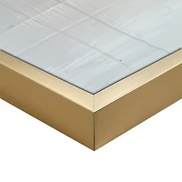 Morning Light Gold Framed Canvas Art Print