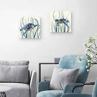 Turtles in Sea Grass Canvas Art Prints, Set of 2