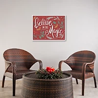 Believe in the Magic Framed Canvas Print