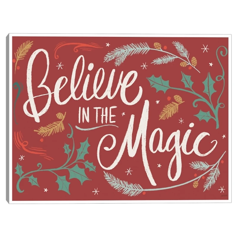 Believe in the Magic Framed Canvas Print