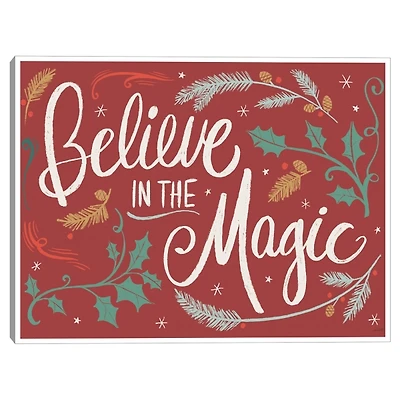 Believe in the Magic Framed Canvas Print