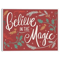 Believe in the Magic Framed Canvas Print