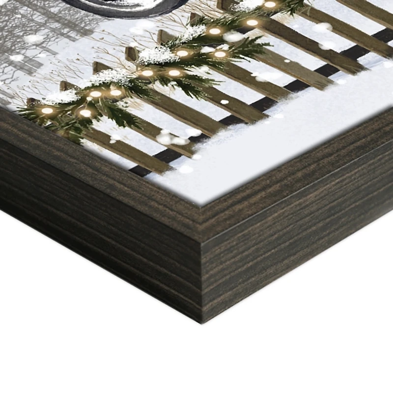 Christmas at Grandma's Framed Canvas Art Print