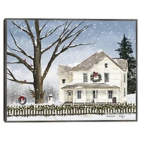 Christmas at Grandma's Framed Canvas Art Print