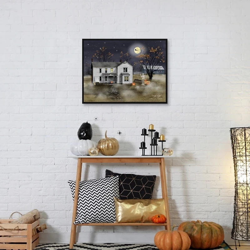 Fright Night Framed Canvas Art Print