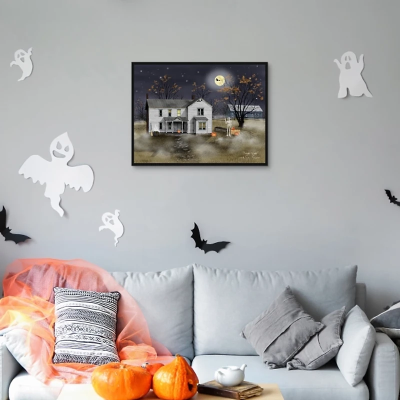 Fright Night Framed Canvas Art Print
