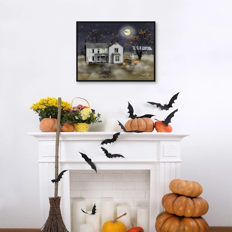 Fright Night Framed Canvas Art Print