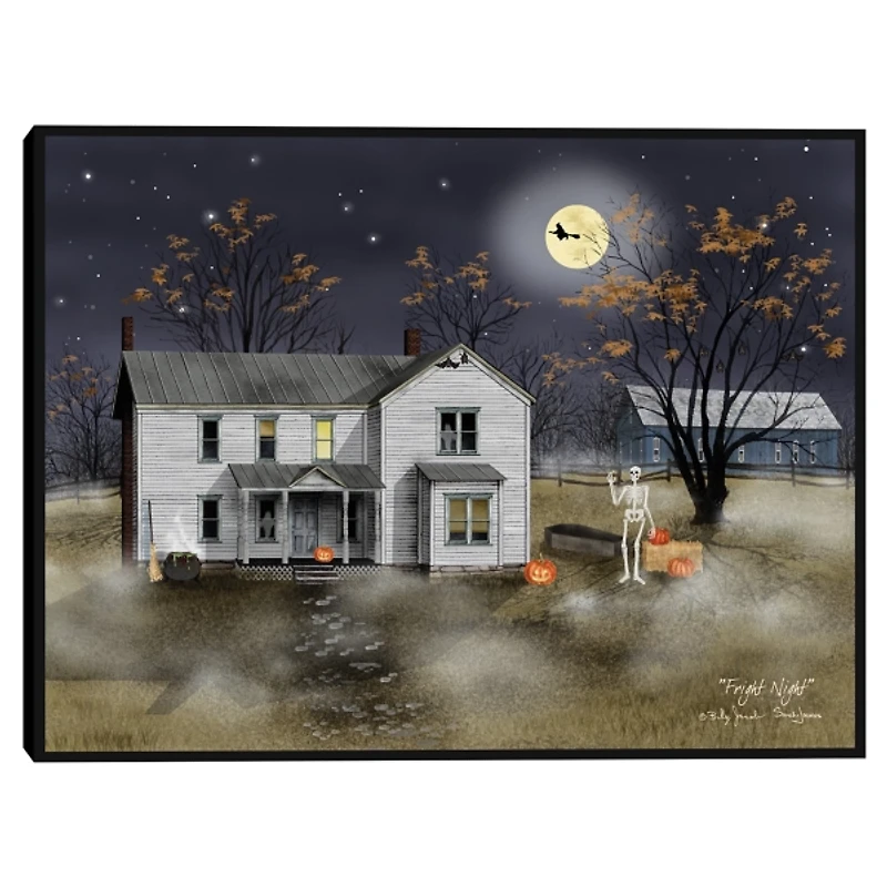 Fright Night Framed Canvas Art Print