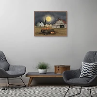 Harvest Moon Farm Framed Canvas Art Print