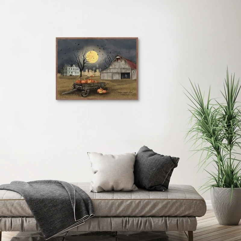 Harvest Moon Farm Framed Canvas Art Print