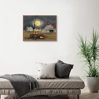 Harvest Moon Farm Framed Canvas Art Print