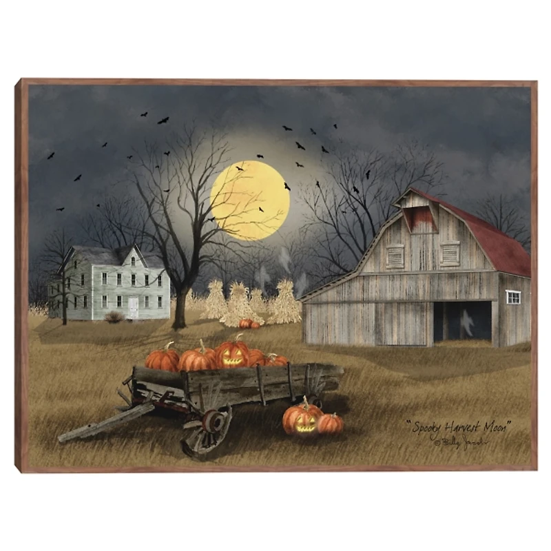 Harvest Moon Farm Framed Canvas Art Print